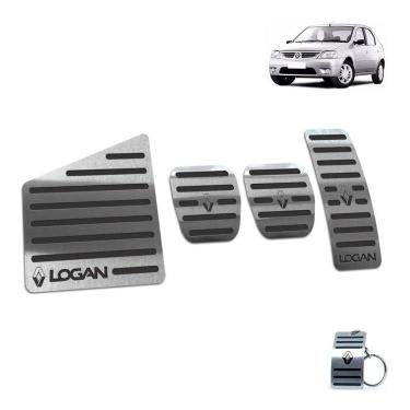 Imagem de Descanso e Pedaleira Renault Logan 2007 a 2010 Preto