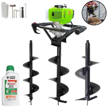 Imagem de Perfurador Perfuratriz de Solo Menegotti MPS52 À Gasolina 2T 52cc 1,8H