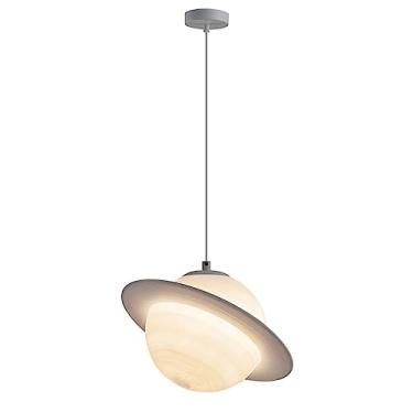 Imagem de Luminária pendente branca Pt, luminária nórdica de teto, luminária criativa, lustre pequeno moderno para quarto infantil, restaurante, quarto infantil, sala de estar, base E27