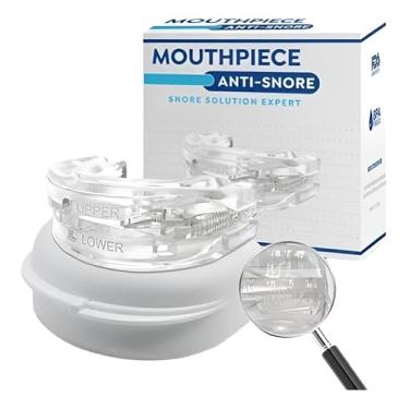 Imagem de Protetor Bucal Anti-Ronco Ajustável, Moldável com Tecnologia de Engrenagem, Estrutura Flexível, com Micro Ajustes