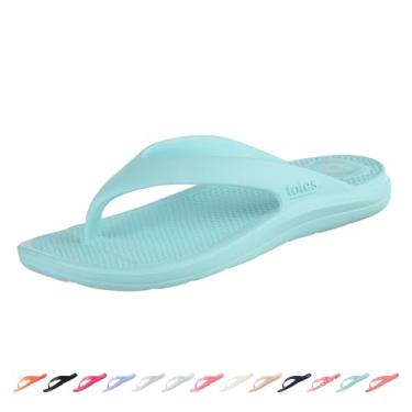 Imagem de Totes Sandália feminina Everywear leve e impermeável Ara, Robin's Egg, 40