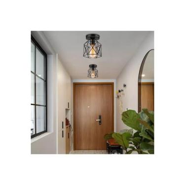 Imagem de Candeeiro de teto Nordic Vintage Pendant E27 2 peças - Lightbek Offici