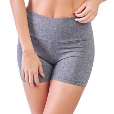 Imagem de Short Mescla Cintura Alta - donna, G, Preto