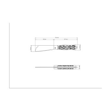 Imagem de Canivete Tramontina Lamina em Aço Inox e Cabo ABS 3 polegada