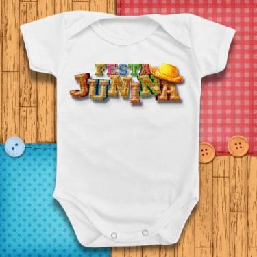 Imagem de Body Roupa Bebê Festa Junina Menino Menina Presente São João - Borizin