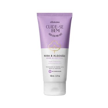 Imagem de Loção Hidratante Corporal Cuide-se Bem Rosa e Algodão 100ml