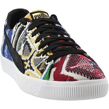 Imagem de Puma Clyde Coogi Men's Fashion Sneaker (5, Puma Black-Puma Team Gold)
