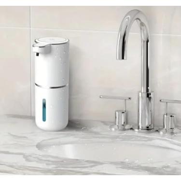 Imagem de Saboneteira Dispenser Automático Com Sensor Infravermelho Para Sabonete Líquido Detergente