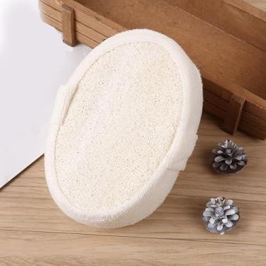 Imagem de Esponja de banho de chuveiro, esponja de chuveiro de bucha de banho, esfregão corporal de malha, ferramenta de limpeza de banho esfoliante