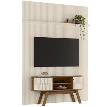 Imagem de Painel E Bancada Tv 65" Silverstone Madetec Naturale - MADETEC MOVEIS