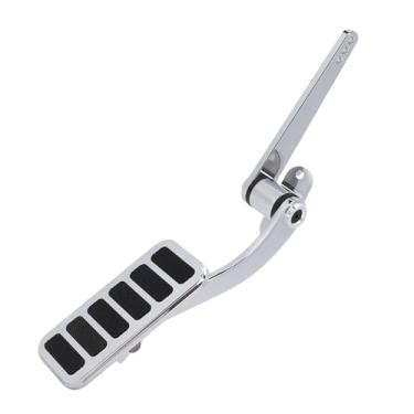 Imagem de Asixxsix Pedal de Acelerador de Alumínio Polido, Conjunto de Pedal de Acelerador de Alumínio de 4,5 Polegadas X 2 Polegadas para Carros Clássicos Hot Rods streets rods e Veículos