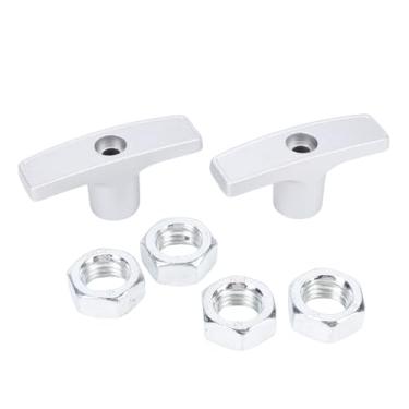 Imagem de Generic Kit de Alça de Válvula de Resíduos, Design Com Rosca Resistente, Kit de Alça de Tração para Tanque de Rv, Ajuste Preciso para Proprietários de Rv, Metal Cinza