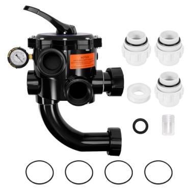 Imagem de Kozlira A0553645 Kit de válvula multiportas de montagem lateral de 5 cm adequado para Zodiac Jandy DEL48, DEL60 D.E. Filtro de piscina e spa, válvula multiporta de montagem lateral de 6 posições com