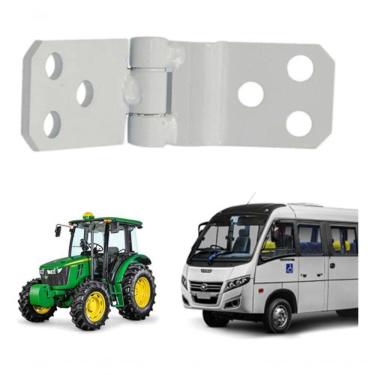 Imagem de Dobradiça Externa P/ Porta Ferro Agrícola ônibus E Uso Geral [f103]