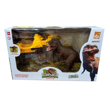 Imagem de Playset Dinossauro Bee Toys Dino Squad Adventure Rex