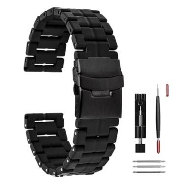 Imagem de Pulseira masculina de aço inoxidável compatível com Luminox de couro e tartaruga marinha gigante de 23 mm 0320 0321 0323 0324 0325 0329 0330 0333 0335 0337 para trabalho ao ar livre à prova d'água