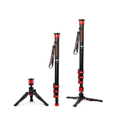 Imagem de Monopé IFOOTAGE Cobra 3 A180F de alumínio 71 cm com base de tripé