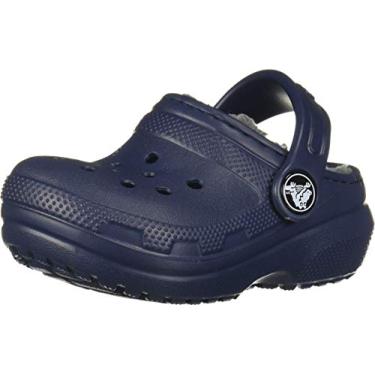 Imagem de Crocs Classic Lined Clog K Navy/Charcoal
