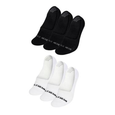 Imagem de Kit 6 Pares de Meias Sapatilhas Polo Wear Sortido, Sortido, 39-43