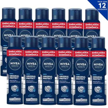 Imagem de Kit com 12 Desodorantes Nivea Original Protect 200ml, 200ml