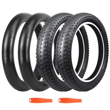 Imagem de BALINGE Pneus de bicicleta Fat Bike 20 x 3 pneus de bicicleta pneus Ebike 20 x 3 pneu de bicicleta 20 x 3 resistente ao desgaste de alto desempenho pneu de bicicleta de montanha neve de montanha, 2