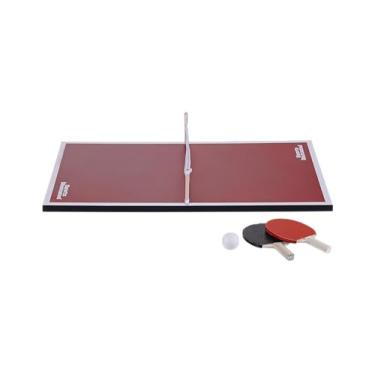 Imagem de Sports Illustrated - Mesa multijogos 4 em 1 de 89 cm – Conjunto combo de pebolim, air hockey, tênis de mesa e bilhar com acessórios para crianças, adolescentes e noites de jogos em família