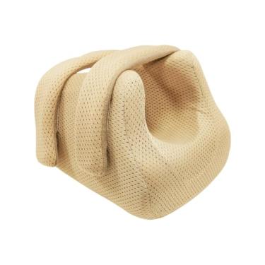 Imagem de EZSLINGGLIDE Almofada protetora de calcanhar 3D para cama (cáqui, protetor de salto)