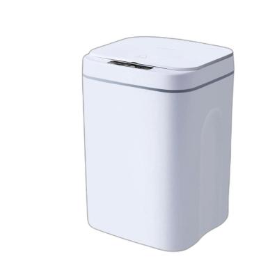 Imagem de Lixeira Automática Inteligente Sensor Recarregável Usb 16L