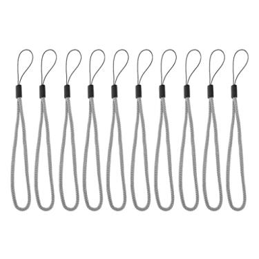 Imagem de Luzhengyang Pacote com 10 cordões de pulso para uso externo para flash e câmera – Corda trançada resistente para chaves, carteiras, telefone – Chaveiro multiuso para porta-chaves para lanterna USB