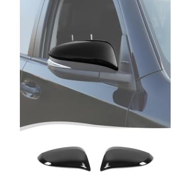 Imagem de Voodonala Capa para espelho retrovisor lateral Toyota 4Runner 2017-2023 compatível com Toyota 4Runner 2017-2023 (preto)
