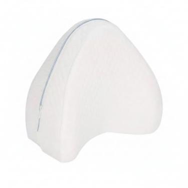 Imagem de Travesseiro Ortopedico Pernas Espuma Viscoelástica Alivio Lombar Ciatico Joelhos de Alta Densidade Capa Respiravel Lavável