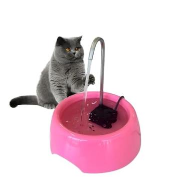 Imagem de Fonte De Agua Para Gatos 1 Litro Bebedouro Para Gato Automático(ROSA)
