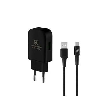 Imagem de Carregador Turbo Slim + Cabo Kevlar Tipo C/USB 1,5M -Gshield
