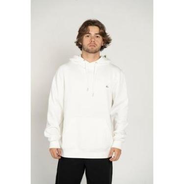 Imagem de Moletom Quiksilver Fech Embroidery Branco-Branco-GG-Masculino