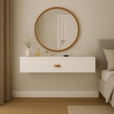 Imagem de Penteadeira Suspensa com Gaveta 60CM para Quarto ou Hall,Camarim(BRANCO)