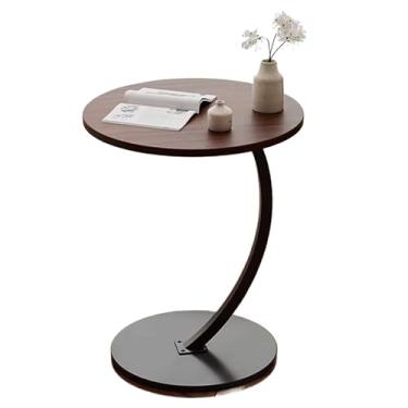 Imagem de Mesa Lateral Para Sala, Quarto Ou Escritório(BRANCO E PRETO)