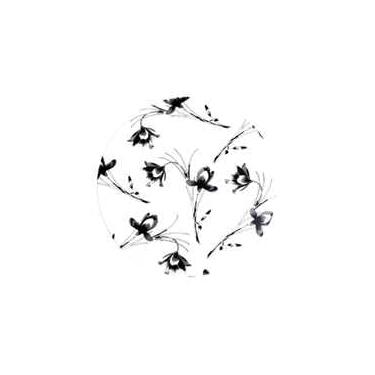 Imagem de Banqueta Alta Banco Bistro Desmontavel Preto para Balcao Cozinha Área Gourmet 90 cm Altura (BRANCO FLORAL)