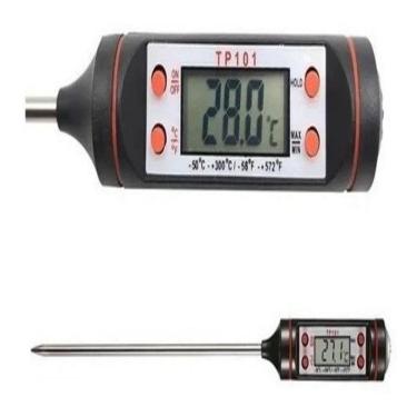 Imagem de Termômetro Culinário Digital Espeto Alimento Cozinha Tp101