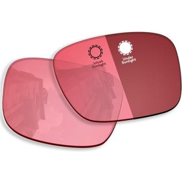 Imagem de Betterun Lentes de substituição fotocromáticas rosa para óculos inteligentes Ray-Ban Meta Wayfarer RW4006 50 mm