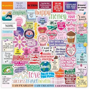 Imagem de Adesivos de quadro de visão para mulheres - Kit de suprimentos para quadro de visão - citação positiva, adesivos de inspiração para meninas - presentes para mulheres