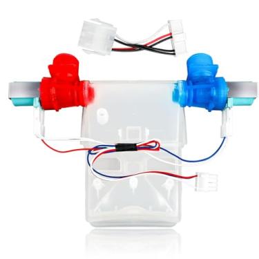 Imagem de Válvula de entrada de água W11101906 W11210463 para lavadora Whirlpool Amana Crosley Maytag Inglis Roper, substituição para W11210463 W10701461 W10869803 W11038696 AP632921996