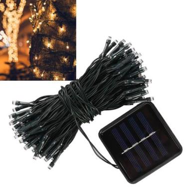 Imagem de Pisca Pisca Solar Natal 200 Leds Natalino Decoraçao Festas Jardim Quin