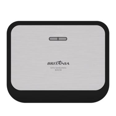Imagem de Sanduicheira E Grill Britânia Inox 2 Em 1 750W BGR25B 220V