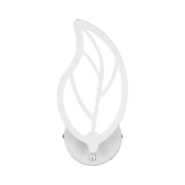 Imagem de Luzes de Parede LED Modernas Apliques Acrílico Internos com Interruptor ON OFF 10W Iluminação Branca Quente para Quarto