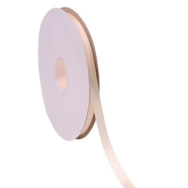 Imagem de YAKA Rolo de fita de cetim de poliéster dupla face, 2/12.7 cm de largura 100 jardas de comprimento para casamento, decoração de festa, embrulho de presente, costura, acessórios de cabelo DIY,