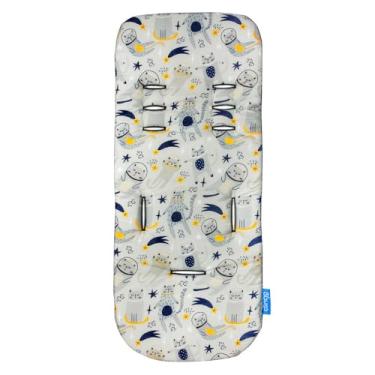 Imagem de Almofada para Carrinho Memory Cinza – Reversível, Confortável e Segura, Ideal para Bebês e Crianças