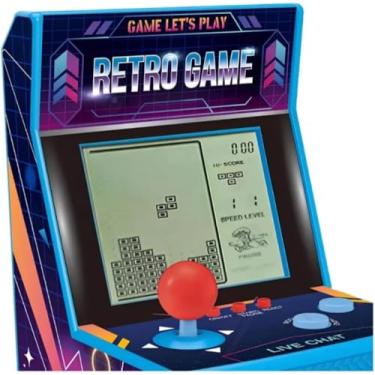 Imagem de Mini Fliperama Retro Portátil, Console de Jogos Arcade Clássico, Disponível em Cores Variadas, Tela LCD, Controle com Joystick e Botões, Tamanho Compacto