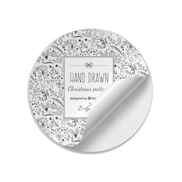 Imagem de Ladrilho Decorativo de Cerâmica Com Estampa Natalina Floral