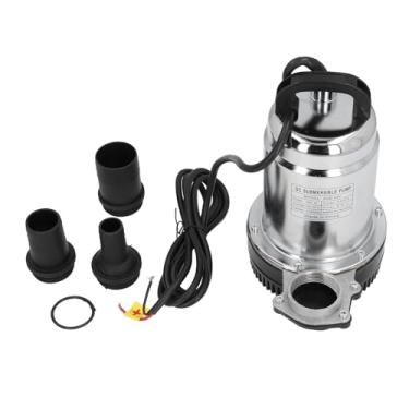 Imagem de Hilitand Bomba de água Solar, Bomba Submersível de Alto Fluxo de 260 W Com Tela de Filtro ABS e Caixa de Aço Inoxidável, para Irrigação de Lagoas, Piscinas, Aquicultura Marinha