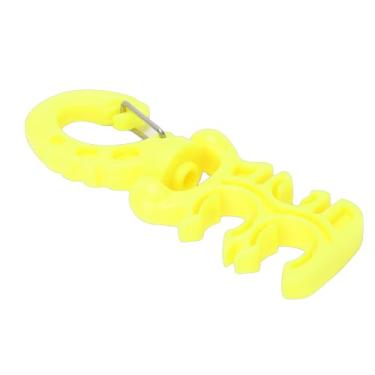 Imagem de Keenso Suporte de Mangueira, Fivela de Liberação Rápida do Suporte da Mangueira de Mergulho Com Acessório Bcd Seguro à Prova de água Pvc de Aço Inoxidável para Equipamento de Mergulho (Amarelo)